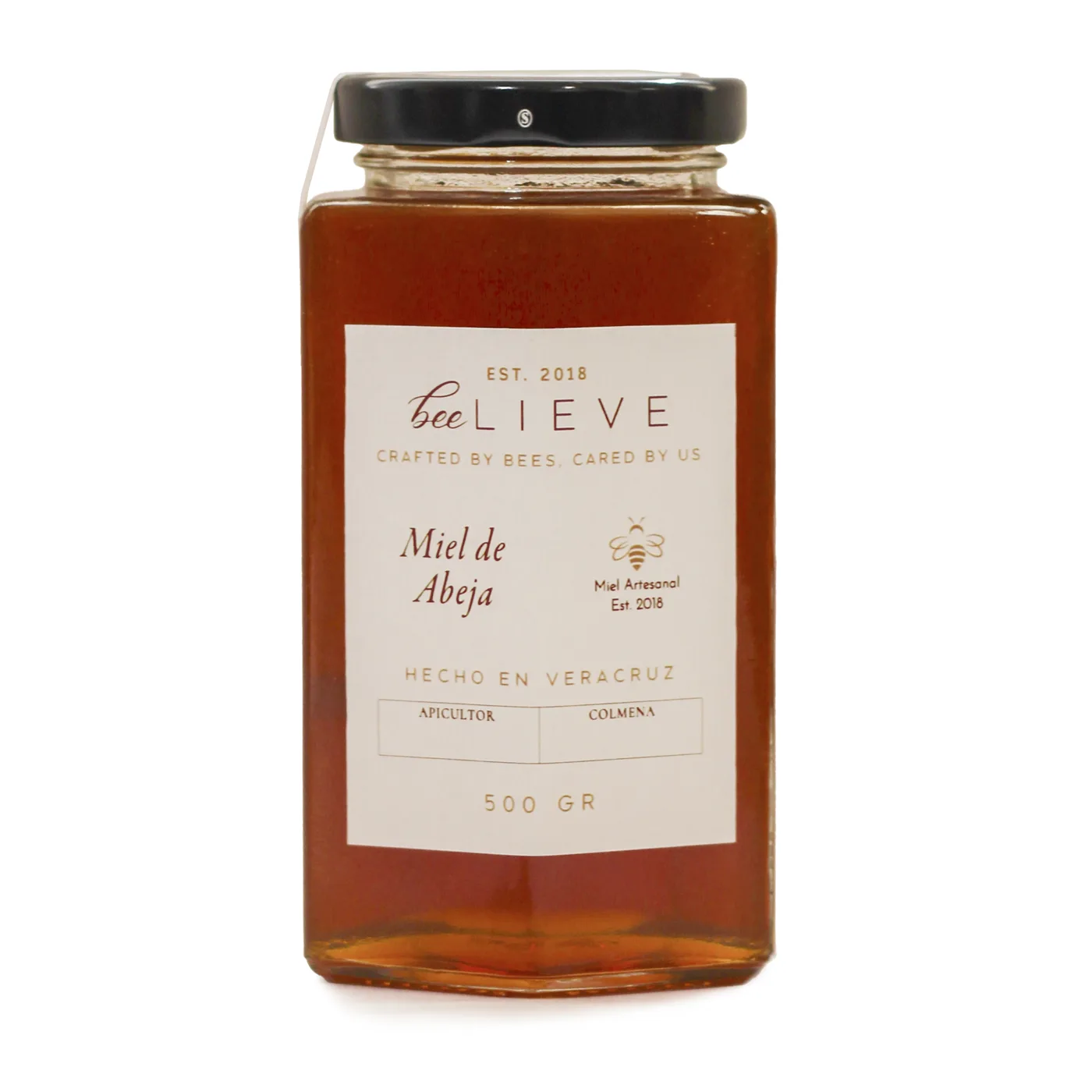 Frasco de cristal Beelieve 500 ml
